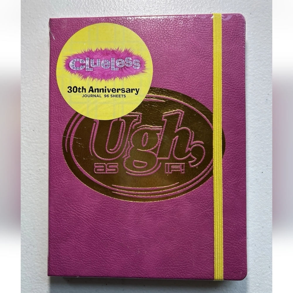 Clueless 30th Anniversary Ugh As If Pink and Gold Journal Target Exclusive